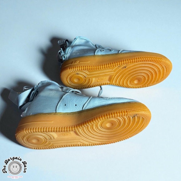 Nike SF Air Force 1 Mid (GS) Ocean Bliss SFAF1 Zip Leather Sneakers (6Y/7.5W) - Picture 10 of 10